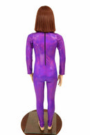 Kids Grape Turtleneck Catsuit - Coquetry Clothing