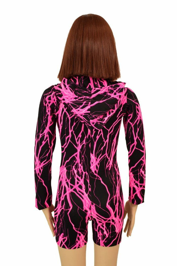 Kids Long Sleeve Hooded Romper - 5