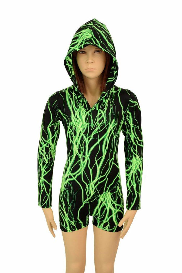 Kids Long Sleeve Hooded Romper - 7