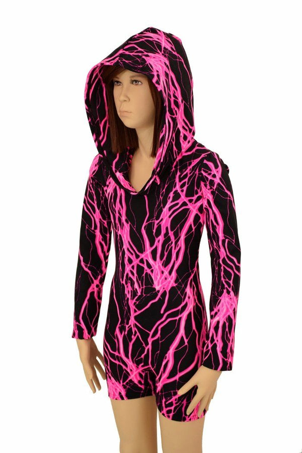 Kids Long Sleeve Hooded Romper - 4