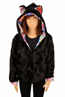 Kids Minky Cat Ear Jacket - Coquetry Clothing