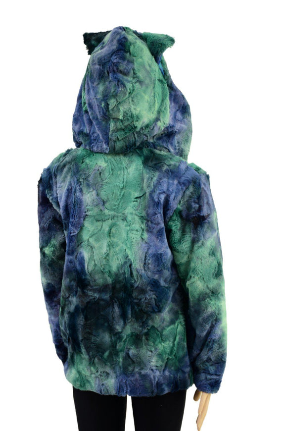 Kids Minky Cat Ear Jacket - Coquetry Clothing