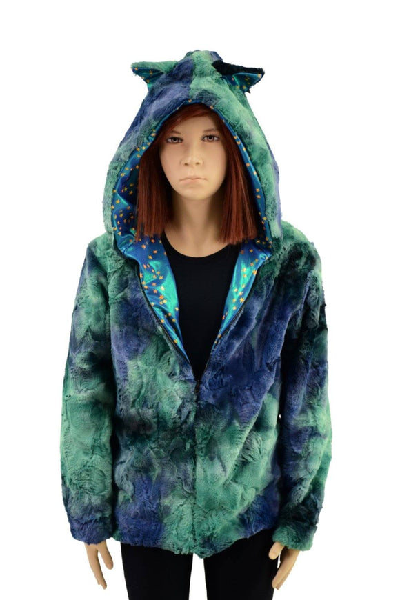 Kids Minky Cat Ear Jacket - Coquetry Clothing