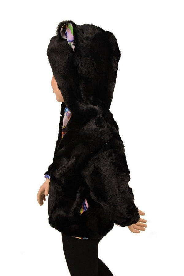 Kids Minky Cat Ear Jacket - 5