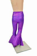 Kids Purple Holo Bell Bottom Flares - Coquetry Clothing