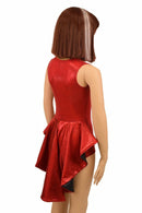 Kids Red Tuxedo Style Romper - Coquetry Clothing