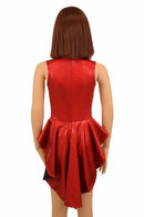 Kids Red Tuxedo Style Romper - Coquetry Clothing