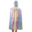 Kids Reversible Holographic Hooded Cape - Coquetry Clothing