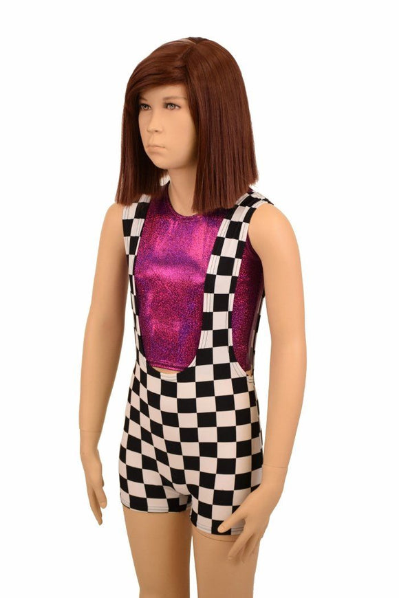 Kids Suspender Romper - Coquetry Clothing