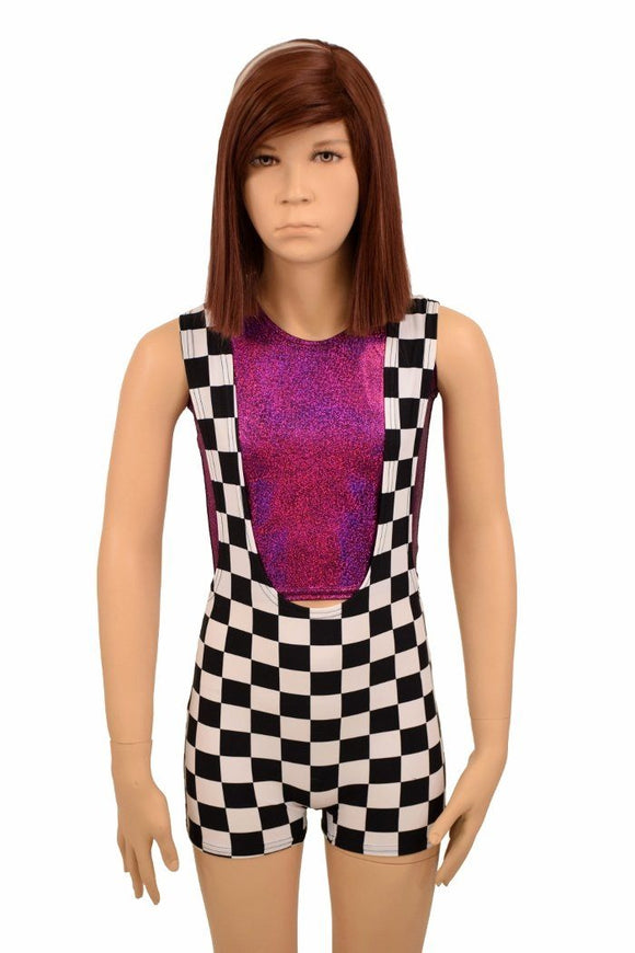 Kids Suspender Romper - Coquetry Clothing