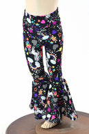 Kids Unicorns & Rainbows Bell Bottom Flares - Coquetry Clothing
