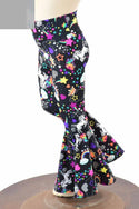 Kids Unicorns & Rainbows Bell Bottom Flares - 4