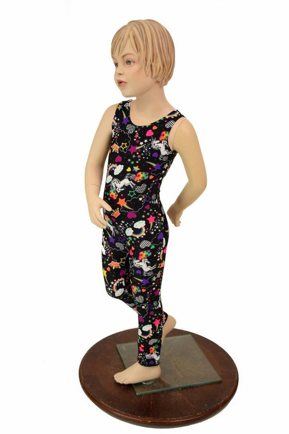 Kids Unicorns & Rainbows Catsuit - Coquetry Clothing