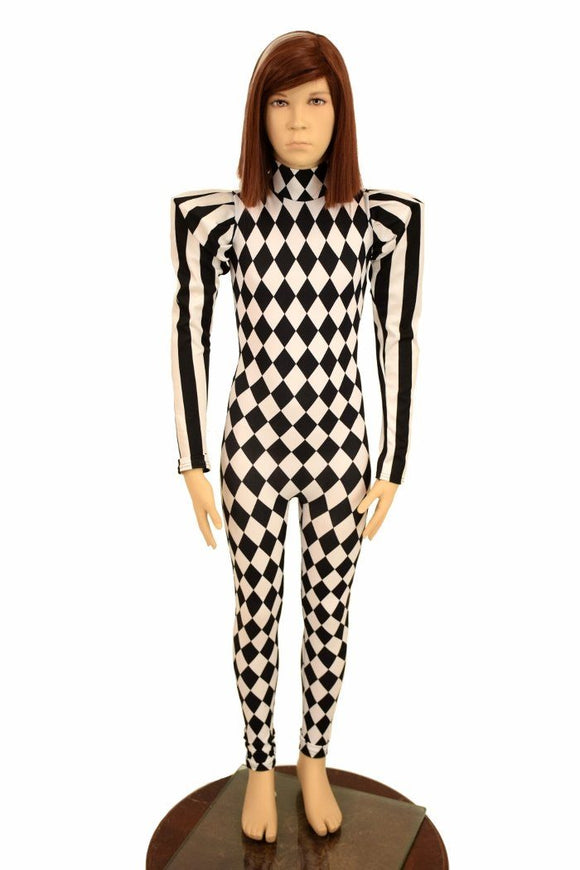 Kids Victoria Puffed Sleeve Catsuit - Coquetry Clothing