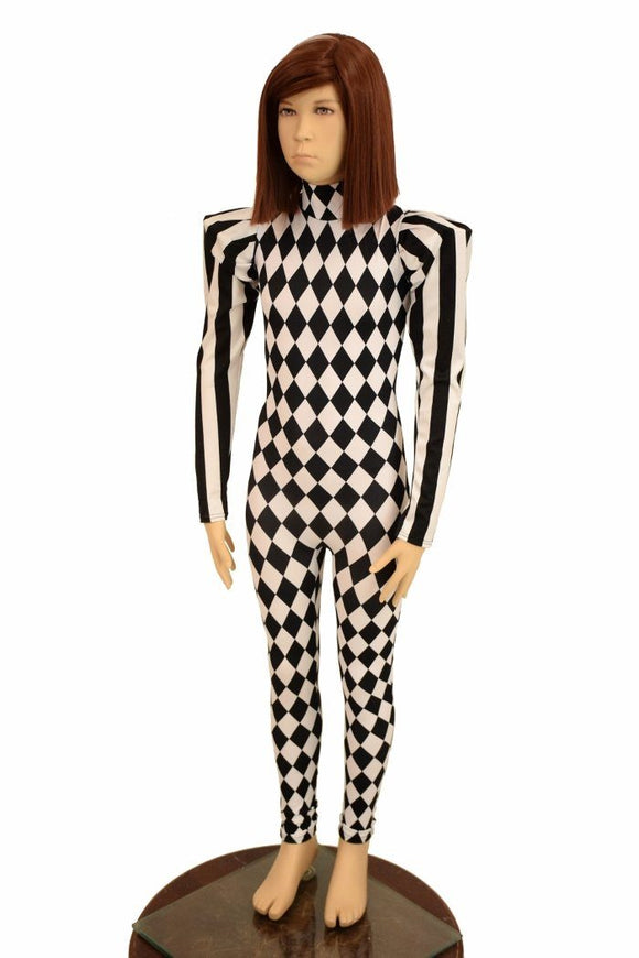 Kids Victoria Puffed Sleeve Catsuit - Coquetry Clothing