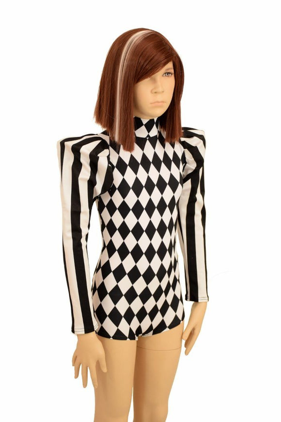 Kids Victoria Puffed Sleeve Romper - Coquetry Clothing