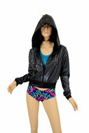 "Kimberly" Jacket in Black Holo - Coquetry Clothing