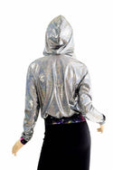 "Kimberly" Jacket in Silver Holo - 5