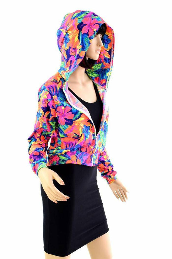 "Kimberly" Jacket in Tahitian Floral - Coquetry Clothing