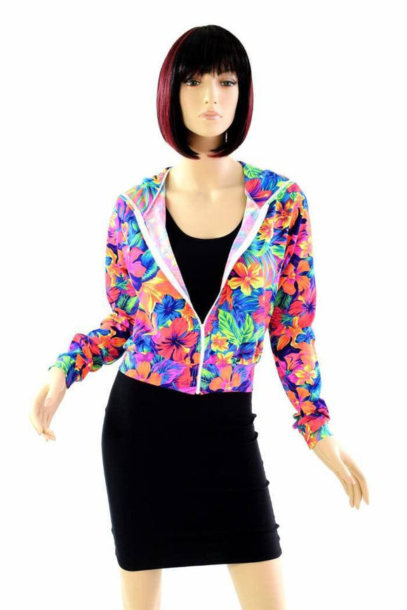 "Kimberly" Jacket in Tahitian Floral - Coquetry Clothing
