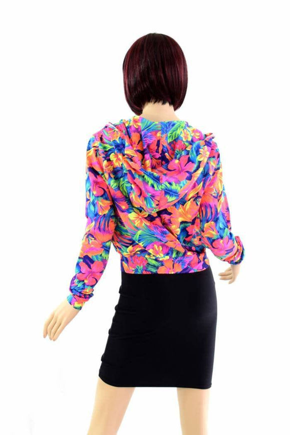 "Kimberly" Jacket in Tahitian Floral - Coquetry Clothing