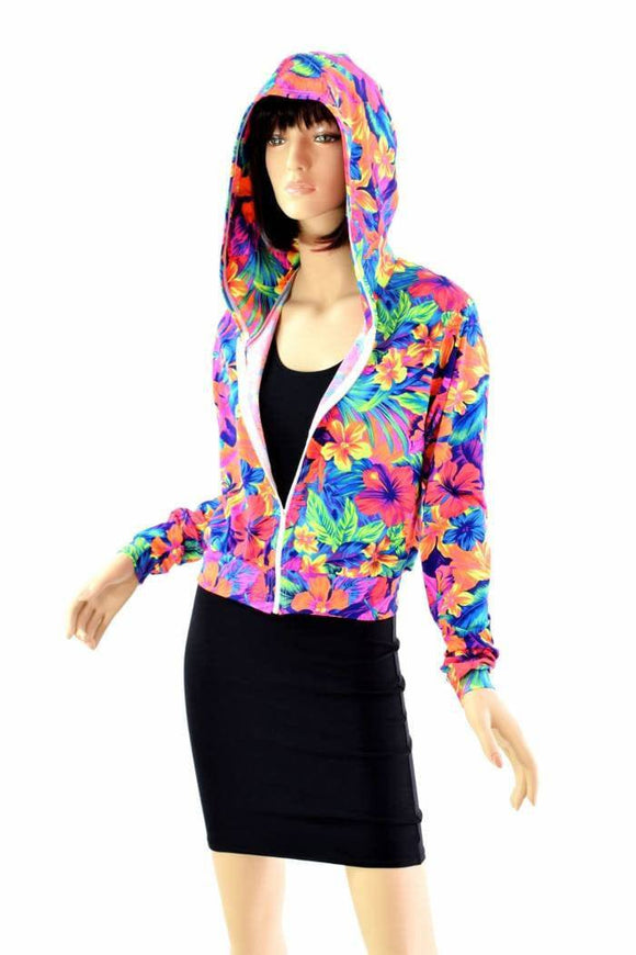 "Kimberly" Jacket in Tahitian Floral - Coquetry Clothing
