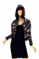 "Kimberly" Jacket in Unicorns and Rainbows - Coquetry Clothing