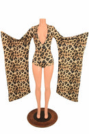 Kimono Sleeve Plunging V Neck Romper - Coquetry Clothing