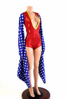 Kimono Sleeve Plunging V Neck Romper - Coquetry Clothing