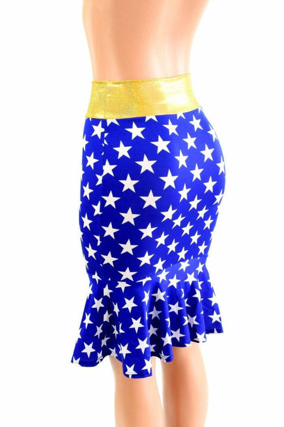 Knee Length Super Hero Skirt - Coquetry Clothing