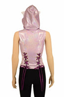 Lace Up Cat Ear Hoodie Top - Coquetry Clothing