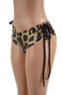 Lace Up Hip Cheeky Shorts - Coquetry Clothing