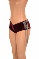 Lace Up Hip Cheeky Shorts - Coquetry Clothing