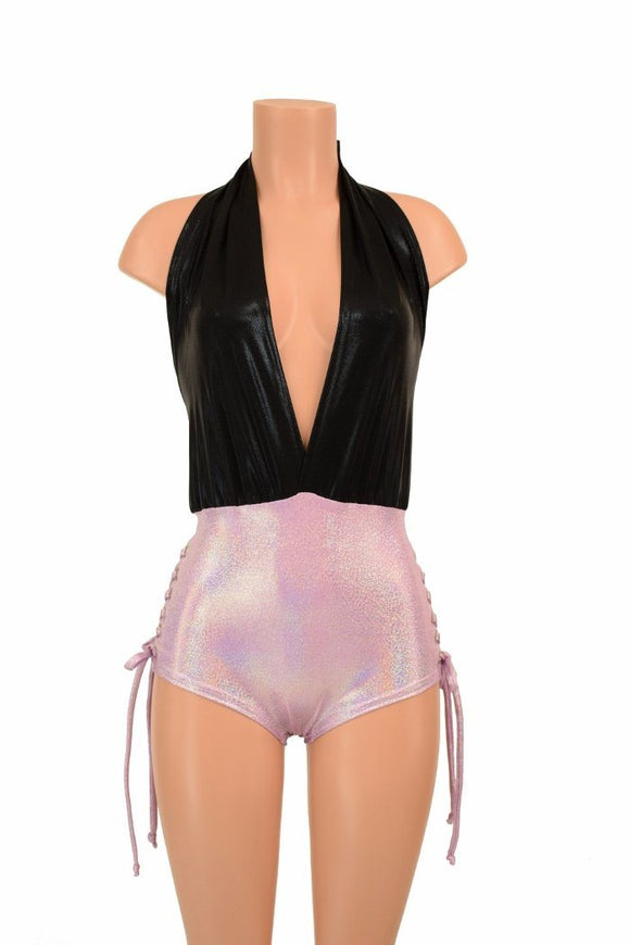 Lace Up "Josie" Romper - Coquetry Clothing