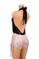 Lace Up "Josie" Romper - Coquetry Clothing