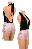 Lace Up "Josie" Romper - Coquetry Clothing