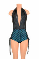 Lace Up "Josie" Romper - Coquetry Clothing