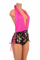 Lace Up "Josie" Romper - Coquetry Clothing