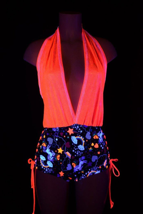 Lace Up "Josie" Romper - 7