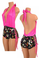 Lace Up "Josie" Romper - Coquetry Clothing