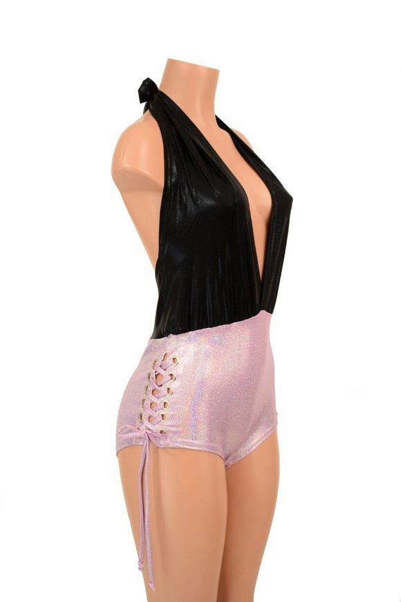 Lace Up "Josie" Romper - Coquetry Clothing