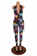 Lace Up Josie Style Catsuit - Coquetry Clothing