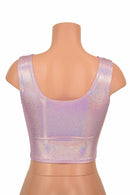 Lace Up Lilac Tank Crop - Coquetry Clothing
