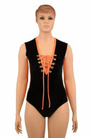 Lace Up Plunging V Romper - Coquetry Clothing