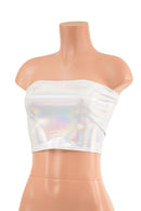 Lace Up Strapless Top in Flashbulb - Coquetry Clothing