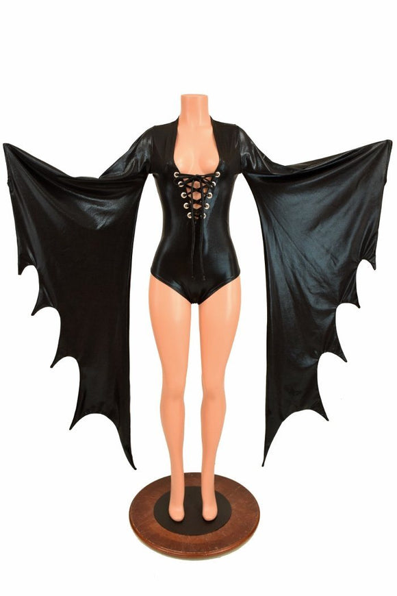 Lace Up Succubus Romper - Coquetry Clothing