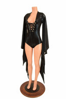Lace Up Succubus Romper - Coquetry Clothing