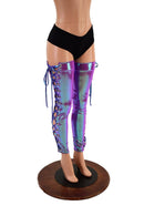 Lace Up Thigh High Leg Warmers - Coquetry Clothing