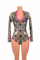 Lace Up V Neck Romper - Coquetry Clothing