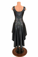 Laceup Hi Lo Peplum Top & Leggings Set - Coquetry Clothing